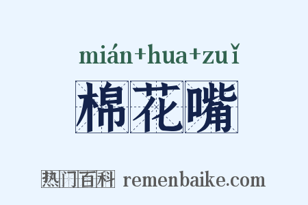 棉花嘴是什么意思的图片